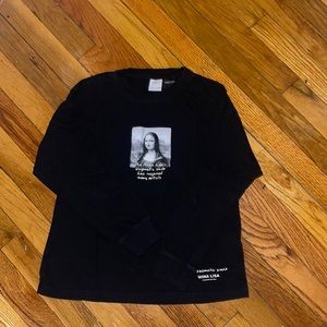 Zara big boys Mona Lisa T-shirt size 9